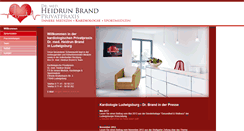 Desktop Screenshot of dr-heidrun-brand.de